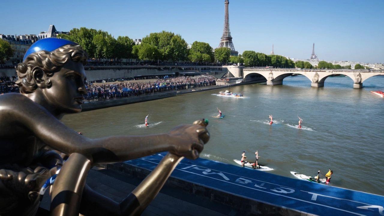 Preocupações dos Atletas Sobre Nadar no Rio Sena Durante o Triatlo das Olimpíadas de Paris